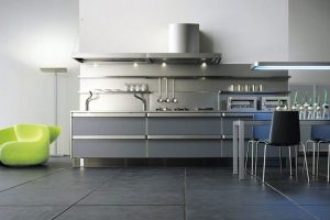 آشپزخانه استیل؛ ایده‌ای فوق‌العاده برای طراحی آشپزخانه کوچک